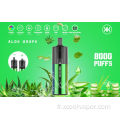 Vente en gros en gros xcool Vapor 8000 Vapes jetables